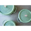 Staub pyöreä valurautainen patapata 5,2 L, minttu – La Cocotte 26 cm
