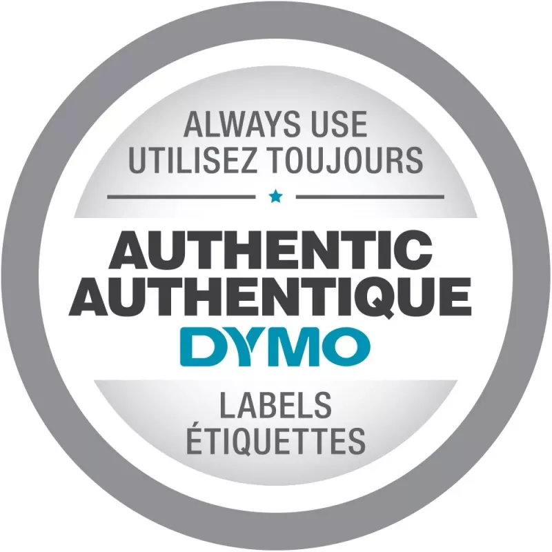 DYMO D1 nailon-tarranauha S0718050, 19 mm x 3,5 m, musta valkoisella