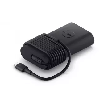 Virtalähde Dell TH5RJ 100W kannettaviin, tulo 100–240V, 1 m kaapeli, 0,33 kg, musta