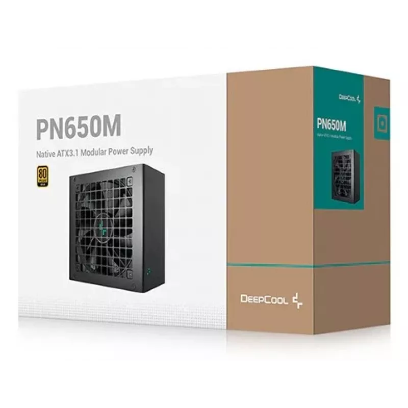 DeepCool PN650M virtalähde 650 W 20+4 pin ATX ATX musta