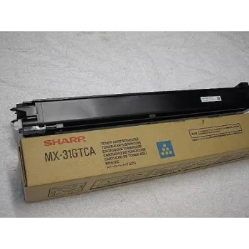 Värikasetti Sharp MX-31GTCA 10000 sivua syaani