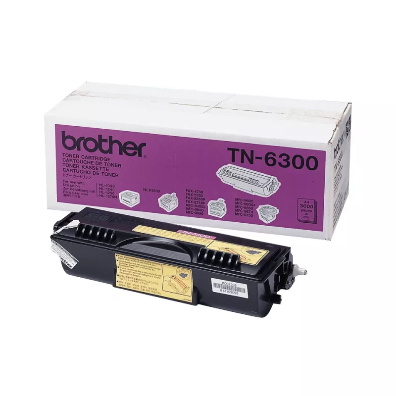 Brother TN-6300 väriainekasetti, musta, 3000 sivua