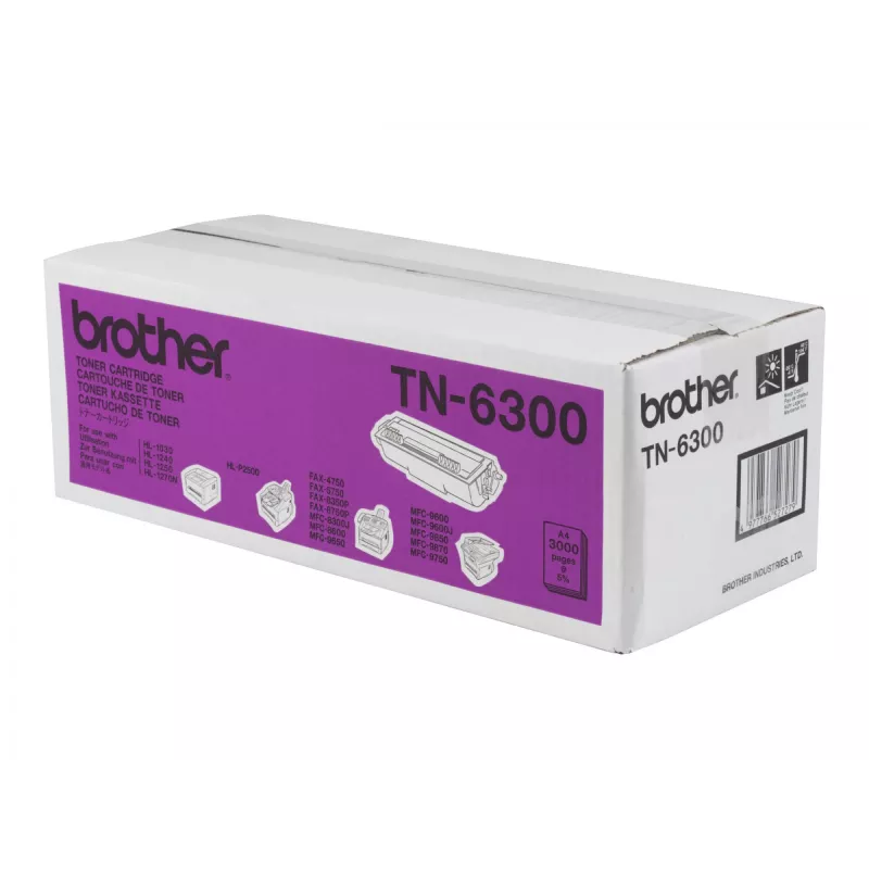 Brother TN-6300 väriainekasetti, musta, 3000 sivua