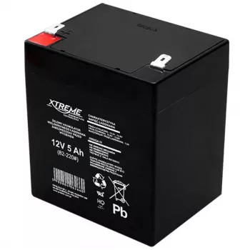 Uudelleenladattava geeliakku BLOW 82-220# XTREME 12V 5Ah (geeli, UPS-varaosa)