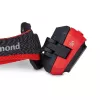 Black Diamond Storm 450 musta, punainen otsalamppu