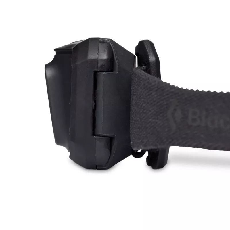 Black Diamond Storm 450 musta, punainen otsalamppu