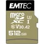 Muistikortti Emtec 512GB MicroSDXC UHS-I ECMSDM512GXC10SP