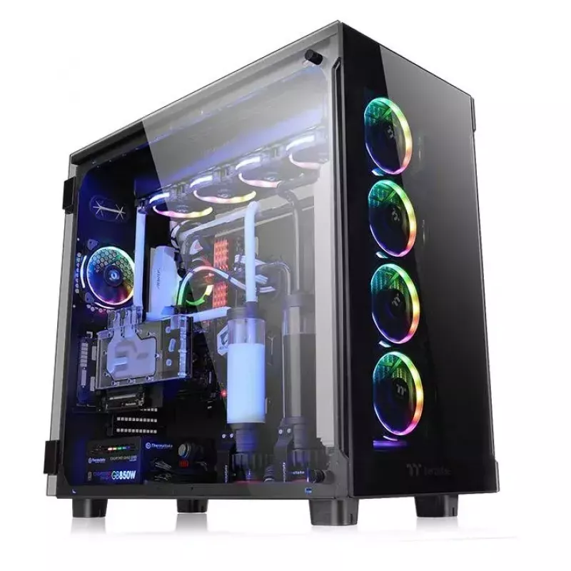 tietokonekotelo Thermaltake View 91 TG RGB Ultra Tower musta