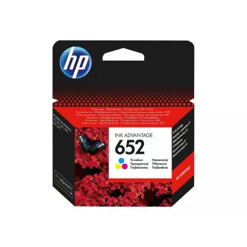 HP 652 Tri-Color alkuperäinen Ink Advantage -kasetti