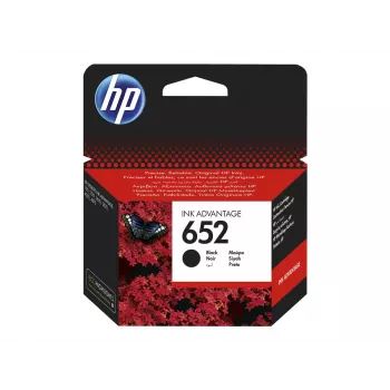 HP 652 musta alkuperäinen Ink Advantage -kasetti