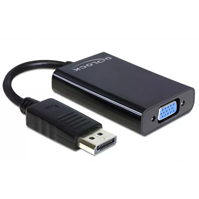 Delock adapteri DisplayPort uros > VGA 15-pin naaras - DisplayPort-adapteri - DisplayPort (M)
