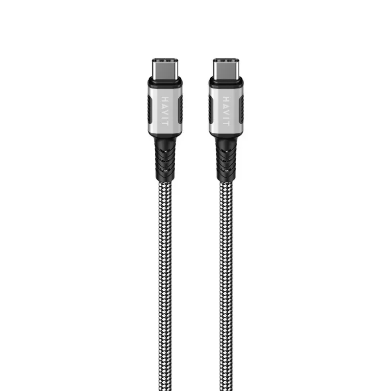 Havit CB6297 magneettikaapeli USB Type-C - USB Type-C 1 m musta