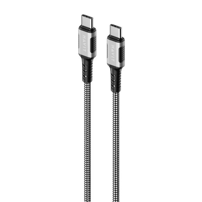 Havit CB6297 magneettikaapeli USB Type-C - USB Type-C 1 m musta