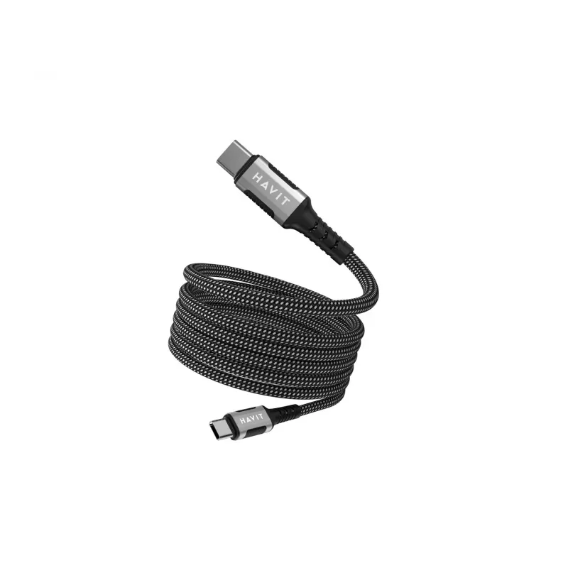 Havit CB6297 magneettikaapeli USB Type-C - USB Type-C 1 m musta