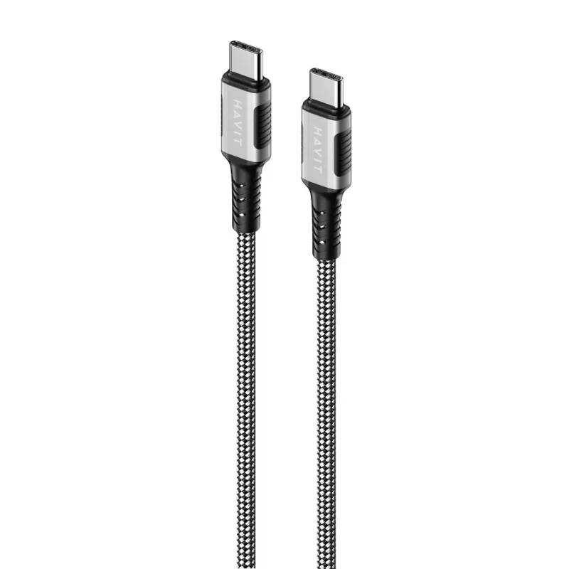Havit CB6297 magneettikaapeli USB Type-C - USB Type-C 1 m musta