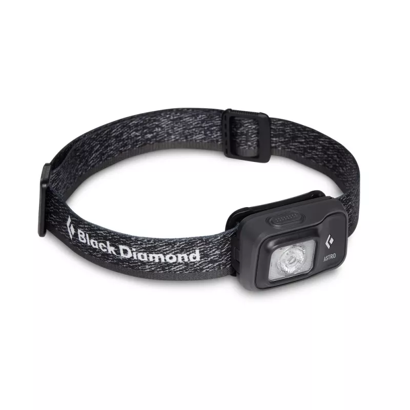 Black Diamond Astro 300 otsalamppu, grafiitti