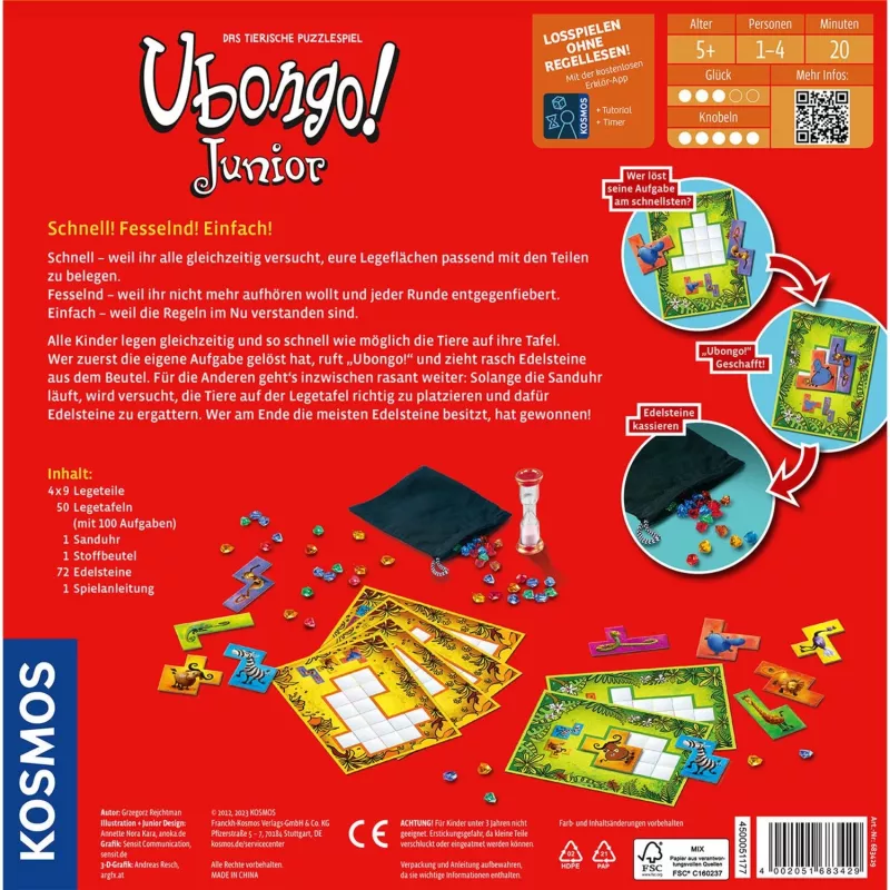 Ubongo Junior, seurapele