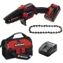 Akkukäyttöinen oksasaha Einhell GE-PS 18/15 Li 18 V Li-ion 2,5 Ah, ohjauskisko 150 mm