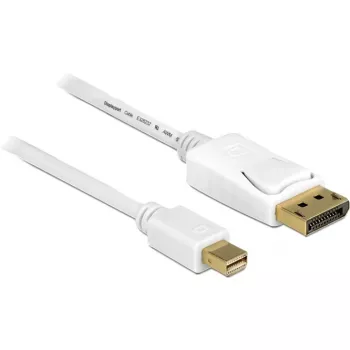 DisplayPort-kaapeli DeLOCK 83483 Mini DisplayPort 3 m valkoinen