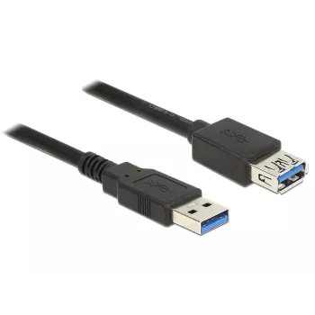 USB-kaapeli DeLOCK 85056 USB 3.2 Gen 1 2m USB A musta