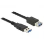 USB-kaapeli DeLOCK 85056 USB 3.2 Gen 1 2m USB A musta
