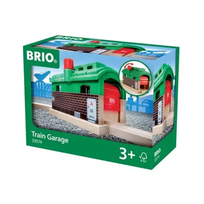Pienoisjunalisävaruste BRIO junavarikko