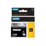DYMO 19 mm RHINO Permanent Polyester - musta harmaalla - polyesteri - D1 - Belgia - laatikko (S0718200)