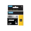 DYMO 19 mm RHINO Permanent Polyester - musta harmaalla - polyesteri - D1 - Belgia - laatikko (S0718200)