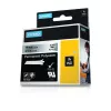 DYMO 19 mm RHINO Permanent Polyester - musta harmaalla - polyesteri - D1 - Belgia - laatikko (S0718200)