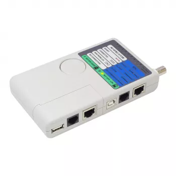 Alcasa GC-N0097 verkkokaapelitesteri UTP/STP kaapelitesteri harmaa (GC-N0097)