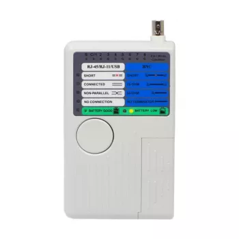 Alcasa GC-N0097 verkkokaapelitesteri UTP/STP kaapelitesteri harmaa (GC-N0097)