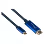 Good Connections GC 4520-CSF010B - sovitinkaapeli USB-C > HDMI, 4K@60Hz, joustava, 1,0 m - digitaali/data - digitaali/näyttö/video