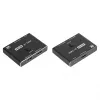 Alcasa HDMI-vaihtokytkin - HDMI - musta - metalli - 7680 x 4320 - data - kulta (GC-M0261)