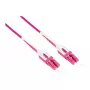 Kuitupatchkaapeli duplex OM4 (multimode, 50/125) LC/LC, UNIBOOT, LSZH, reversible polarity, vapautusliuska, 10 m, Good Connections® (LW-U810LC4)