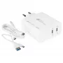 Good Connections GC USB-pikalaturi 140W GaN-teknologia, 2x USB-C, PD 3.1, QC 5.0, PPS valkoinen -• USB-pikalaturi 140W• älypuhelimille