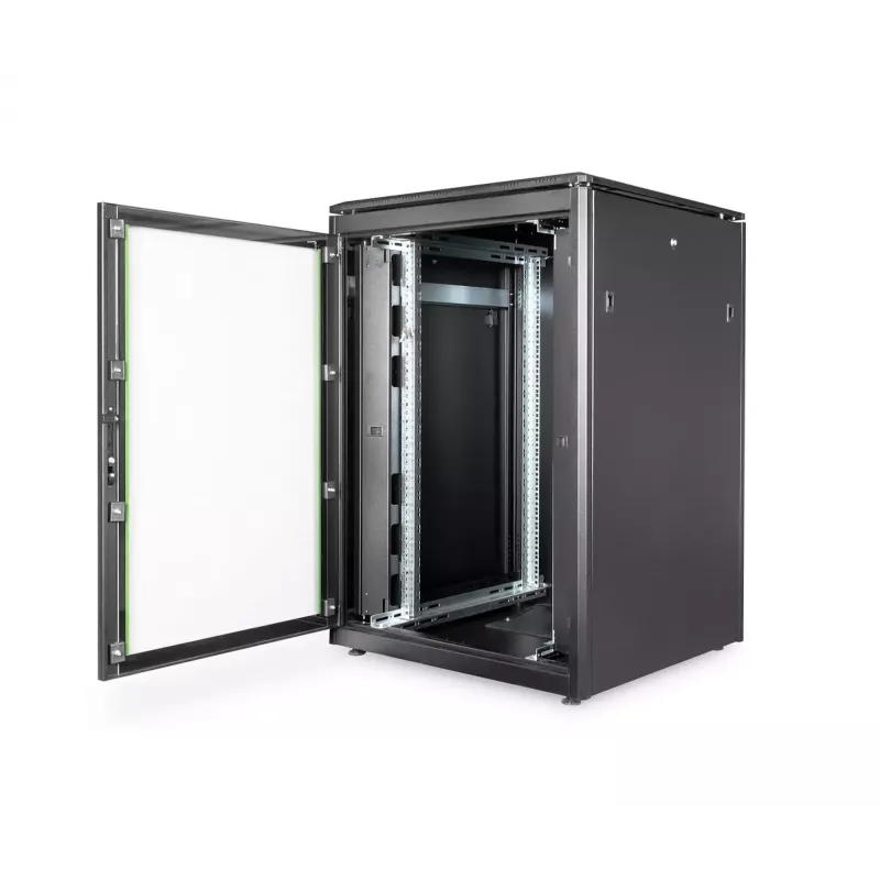 Vapaasti seisova rack Digitus ® DN-19 22U-8/8-B-1