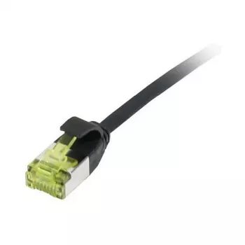 Patchkabel RJ45, CAT6A 500 MHz, 3 m, musta, U/FTP, Slimline pyöreä d=3,8 mm, TPE/LSZH (Superflex), AWG32, Cat.7 kaapelilla, Synergy 21 (S217316V3)