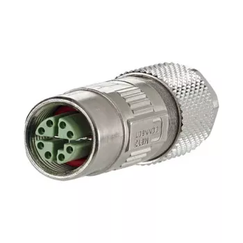 METZ CONNECT MMF881A315. Liitin: M12, tuotteen väri: hopea, kaapelistandardi: Cat6a (MMF881A315)