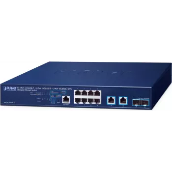 Hallittava L3-kytkin PLANET MGS-6311-10T2X 8-porttia 2.5GBASE-T 10G Ethernet