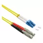 ROLINE kuituoptinen kaapeli duplex 9/125µm OS2 - LSH APC / LC UPC - LSOH - keltainen - 5 m