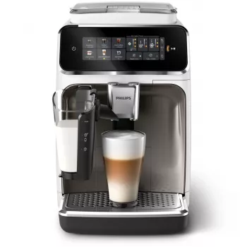 Espressokone Philips EP3343/90 – täysautomaattinen, 2 kupillista, 15 bar, keraaminen mylly, 275 g papusäiliö, maitosäiliö, TFT-kosketusnäyttö