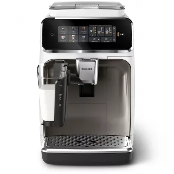 Espressokone Philips EP3343/90 – täysautomaattinen, 2 kupillista, 15 bar, keraaminen mylly, 275 g papusäiliö, maitosäiliö, TFT-kosketusnäyttö
