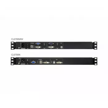 LCD-konsoli ATEN 17,3 tuuman laajakuvanäyttö DVI/HDMI Full HD