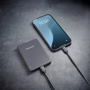 Varavirtalähde USB 10000MAH MAG/harmaa 7344034 Intenso