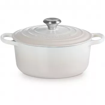 Le Creuset Signature-pata pyöreä 24 cm Meringue (21177247164430)