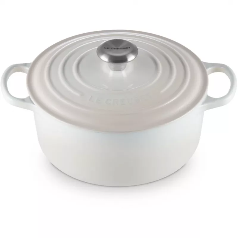 Le Creuset Signature-pata pyöreä 24 cm Meringue (21177247164430)