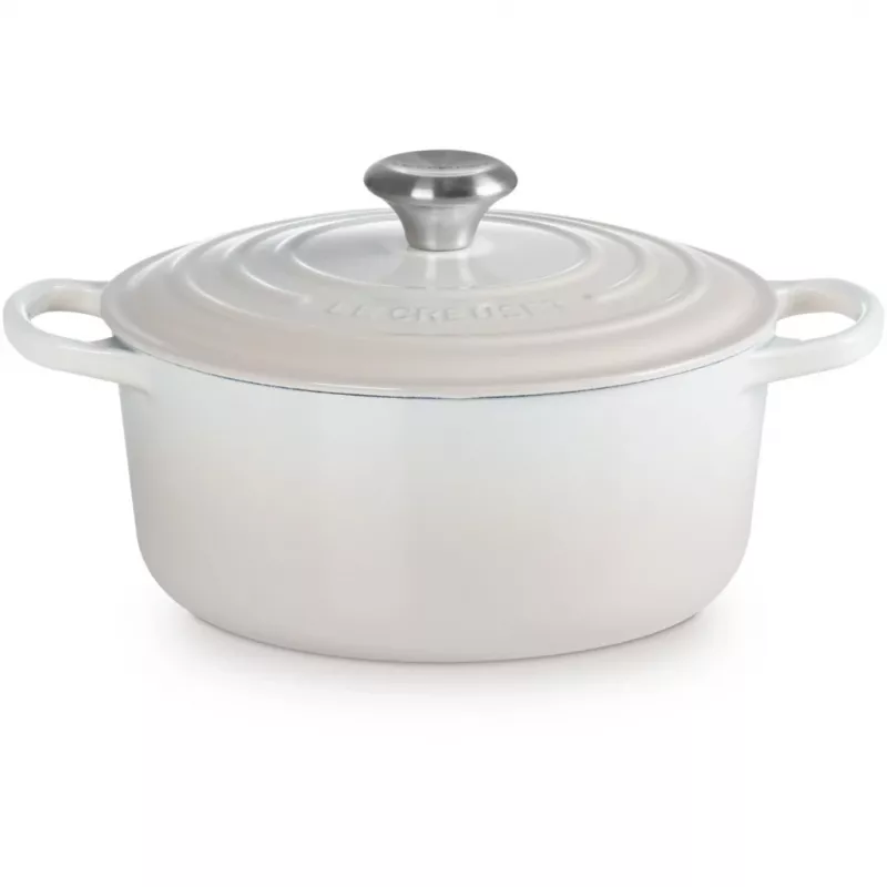 Le Creuset Signature-pata pyöreä 24 cm Meringue (21177247164430)
