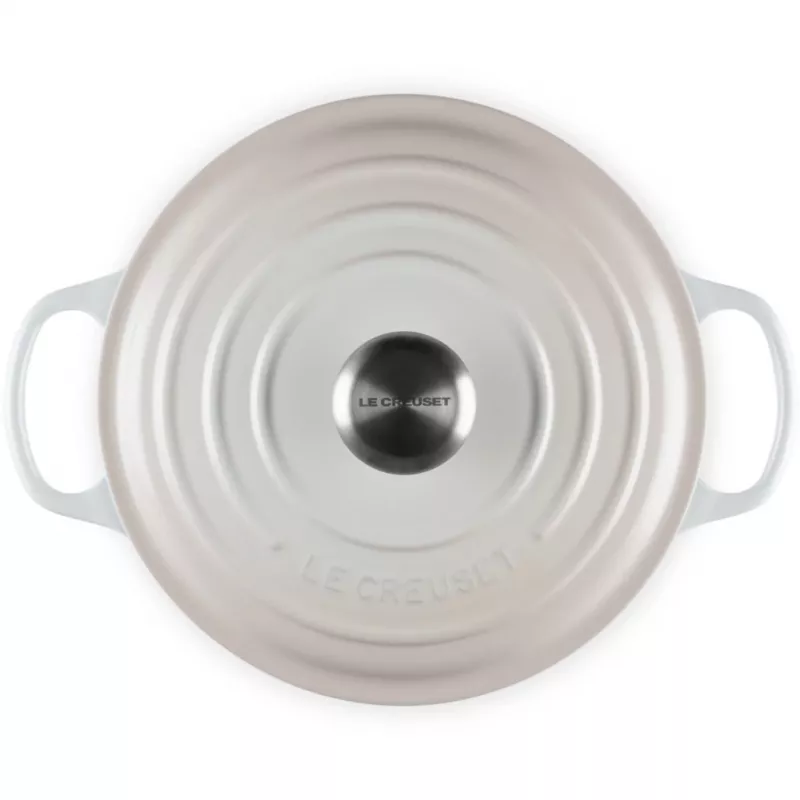 Le Creuset Signature-pata pyöreä 24 cm Meringue (21177247164430)