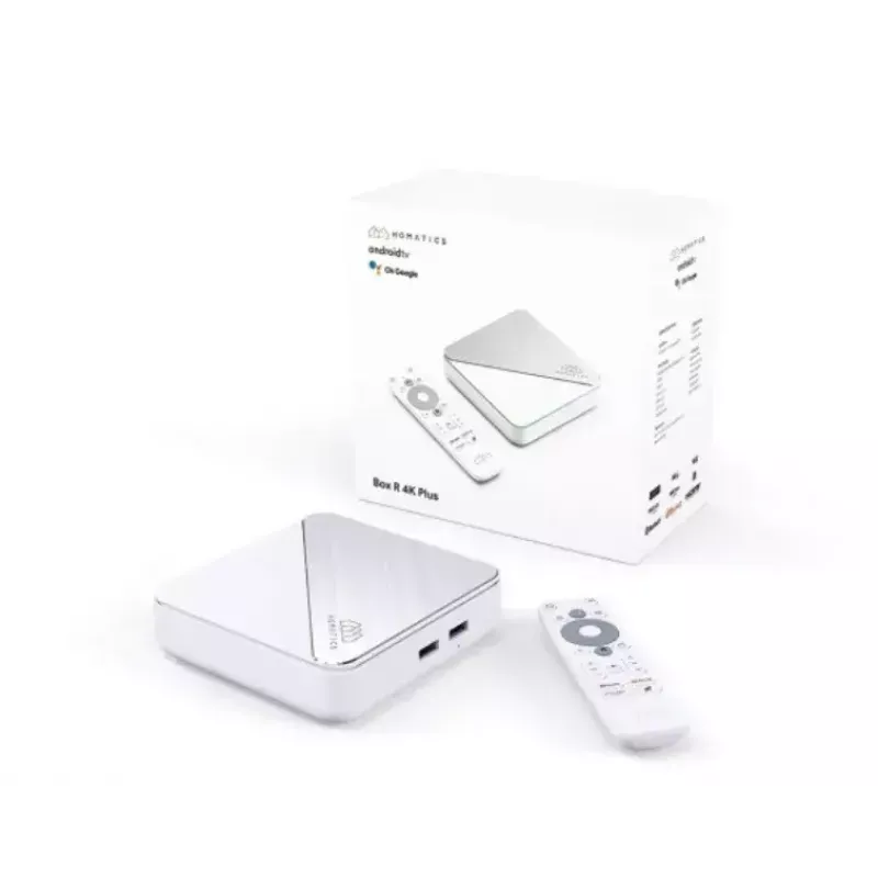 Suoratoistomedia-soitin Homatics Box R PLUS 4K Android TV — 4K-suoratoisto, Android TV -alusta