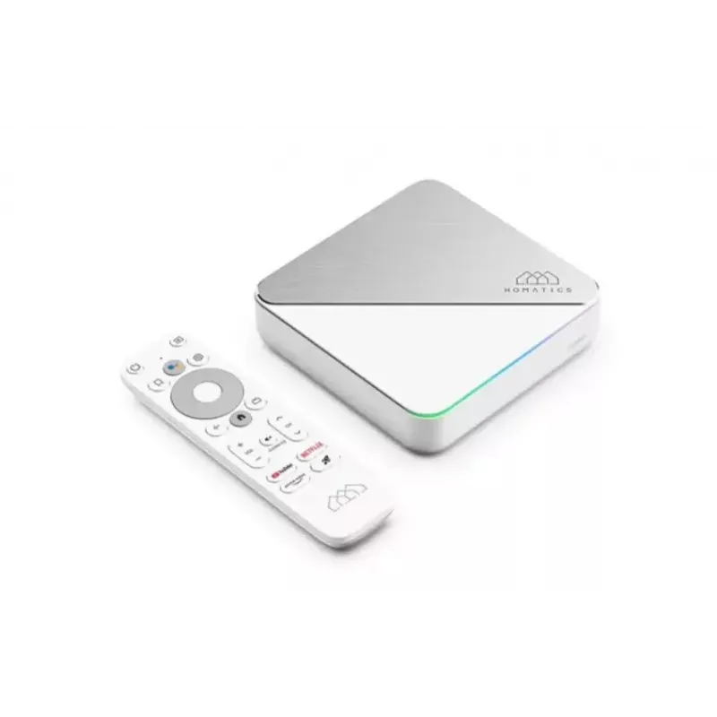 Suoratoistomedia-soitin Homatics Box R PLUS 4K Android TV — 4K-suoratoisto, Android TV -alusta